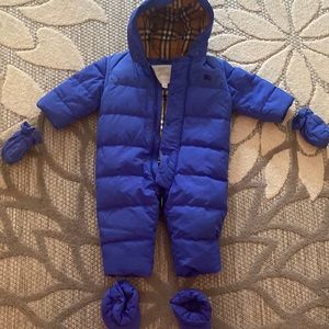 Burberry Down Winter Suit 12M